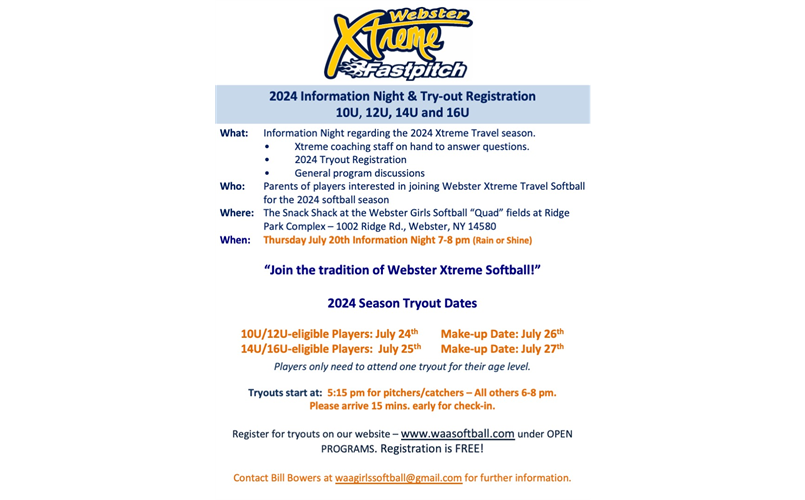 2024 Xtreme Team Tryout Registration is OPEN!